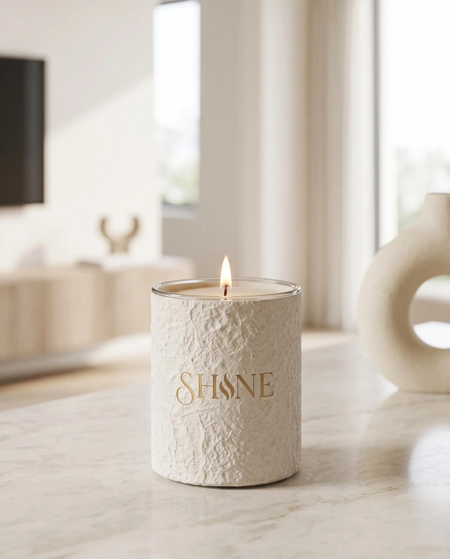 Vela aromática SHINE — variação de recipiente